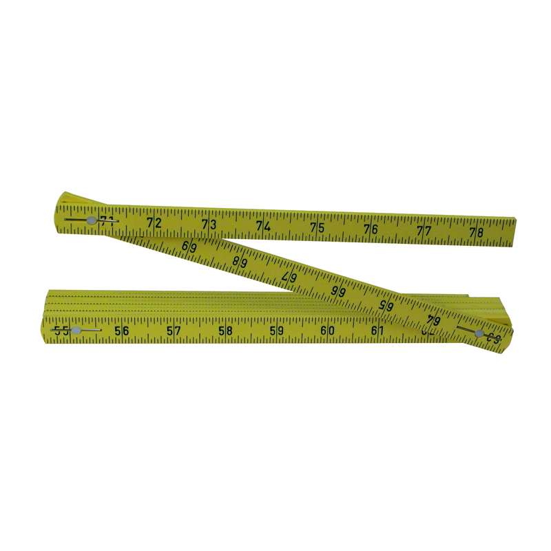 Combination Metric and Inch Water Proof MaxiFlex Folding Ruler 6.5'